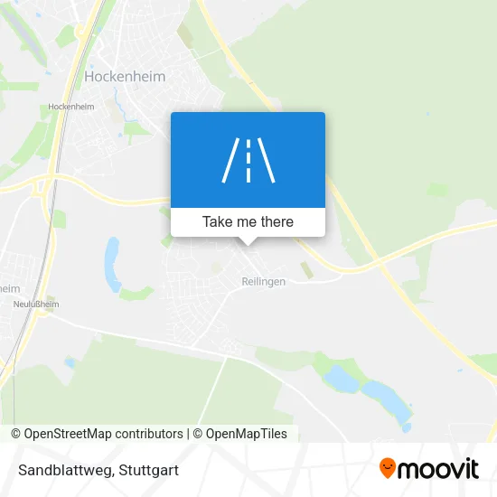 Карта Sandblattweg