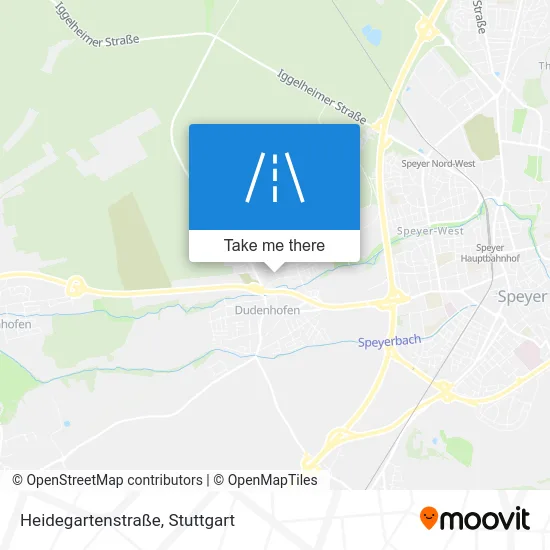 Карта Heidegartenstraße