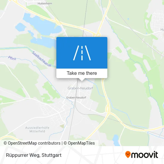 Карта Rüppurrer Weg
