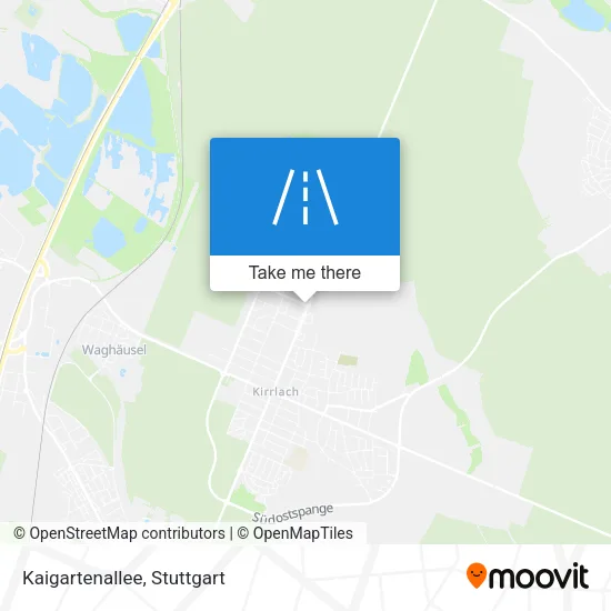Карта Kaigartenallee