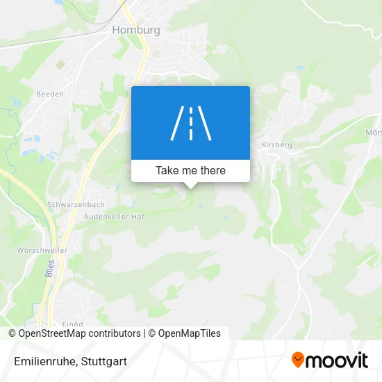 Emilienruhe map
