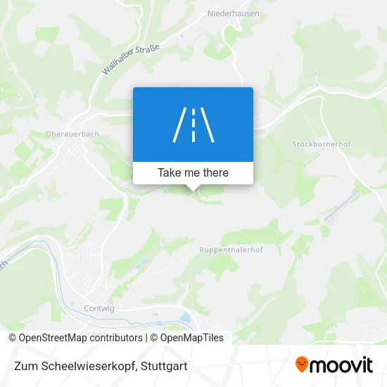 Карта Zum Scheelwieserkopf