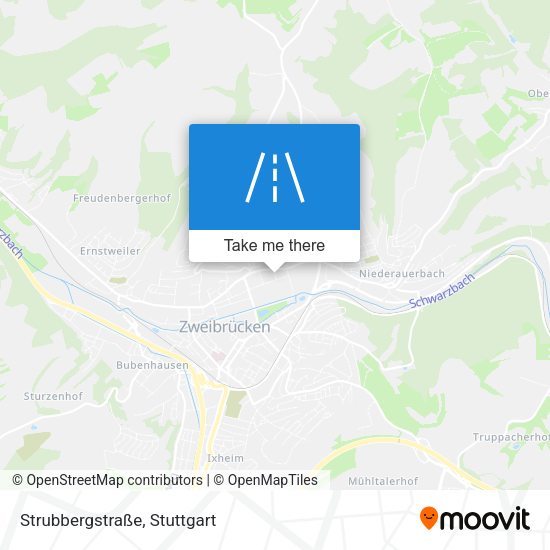 Карта Strubbergstraße