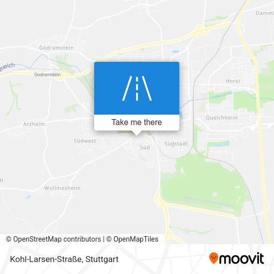 Kohl-Larsen-Straße map