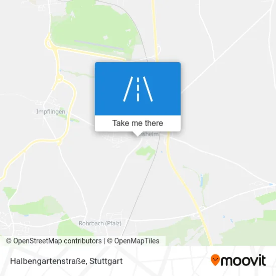 Карта Halbengartenstraße