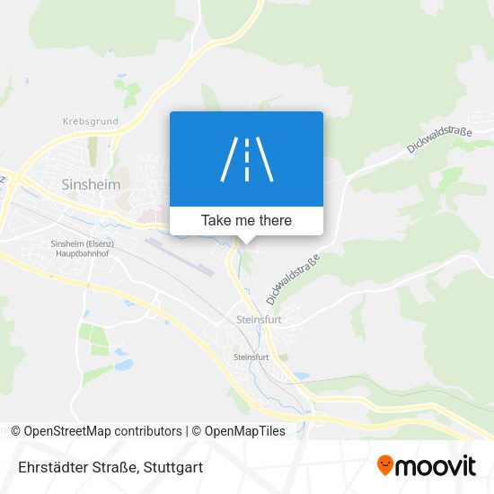 Ehrstädter Straße map