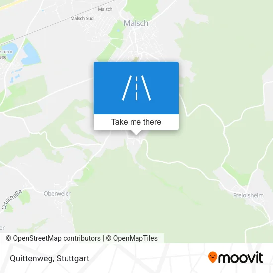 Карта Quittenweg