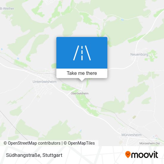 Südhangstraße map