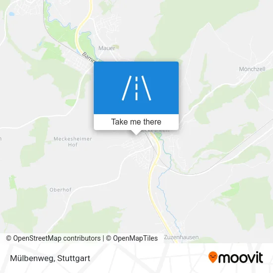 Карта Mülbenweg