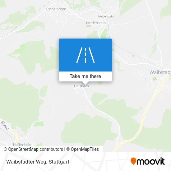 Карта Waibstadter Weg