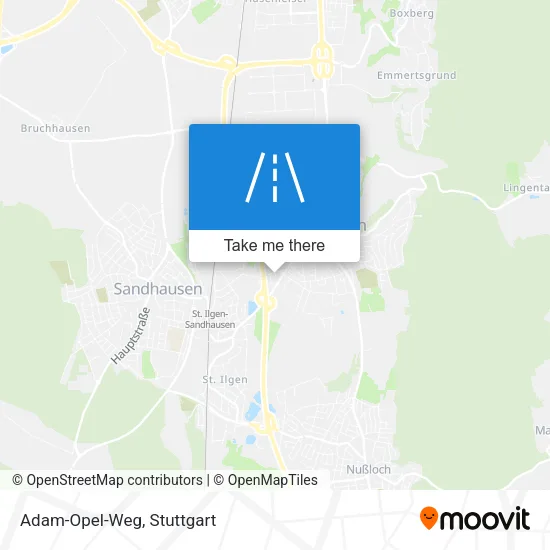 Карта Adam-Opel-Weg