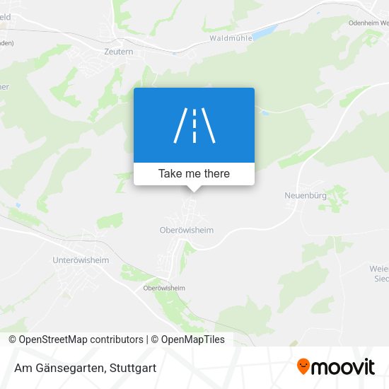 Am Gänsegarten map