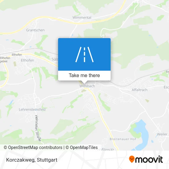 Карта Korczakweg