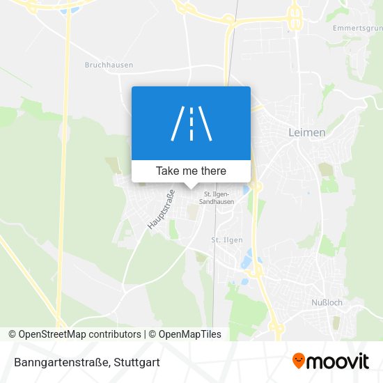Banngartenstraße map
