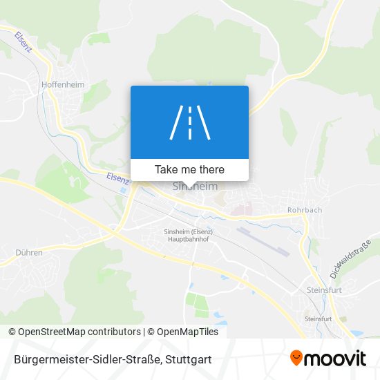 Карта Bürgermeister-Sidler-Straße