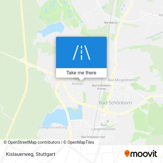 Карта Kislauerweg