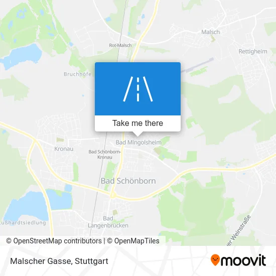 Карта Malscher Gasse