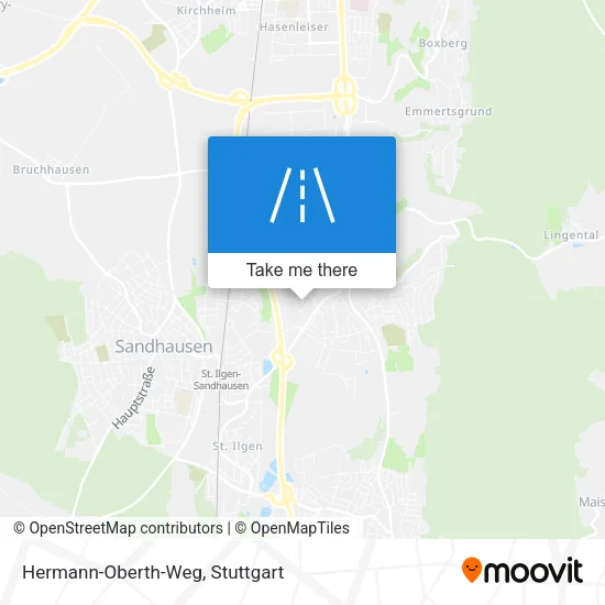Карта Hermann-Oberth-Weg