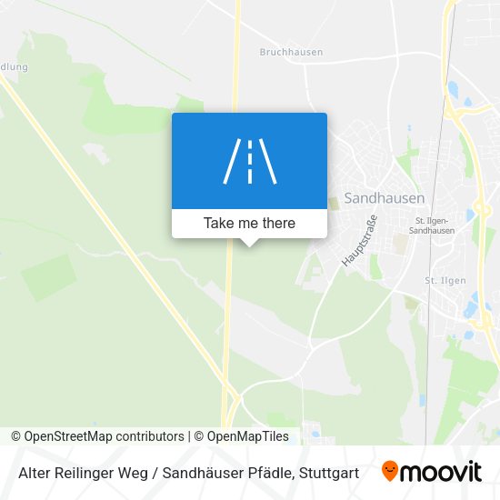 Alter Reilinger Weg / Sandhäuser Pfädle map