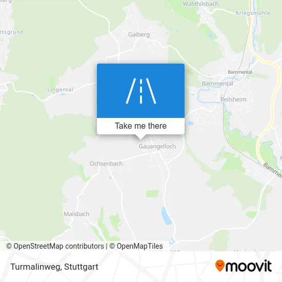 Карта Turmalinweg