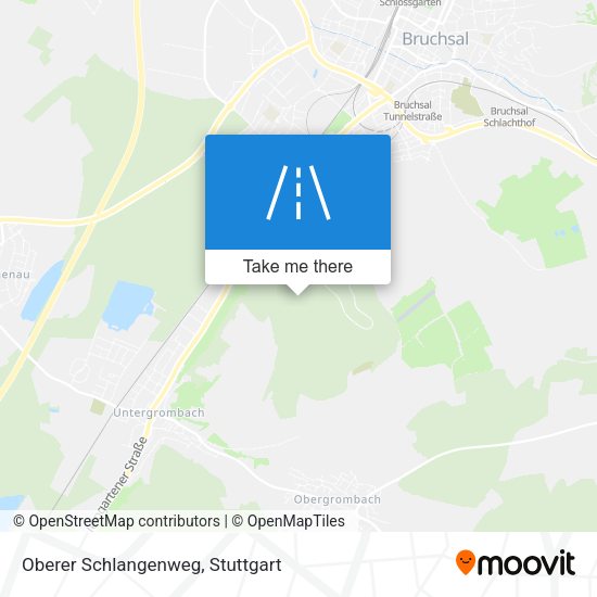 Oberer Schlangenweg map