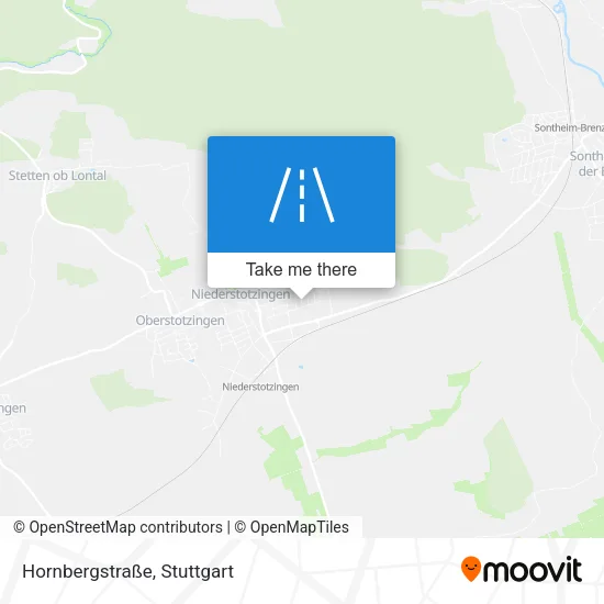 Карта Hornbergstraße