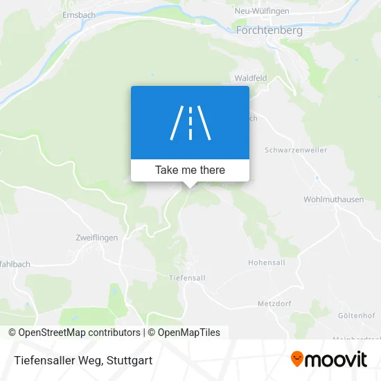 Карта Tiefensaller Weg