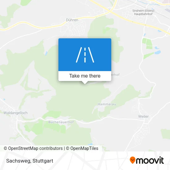 Карта Sachsweg