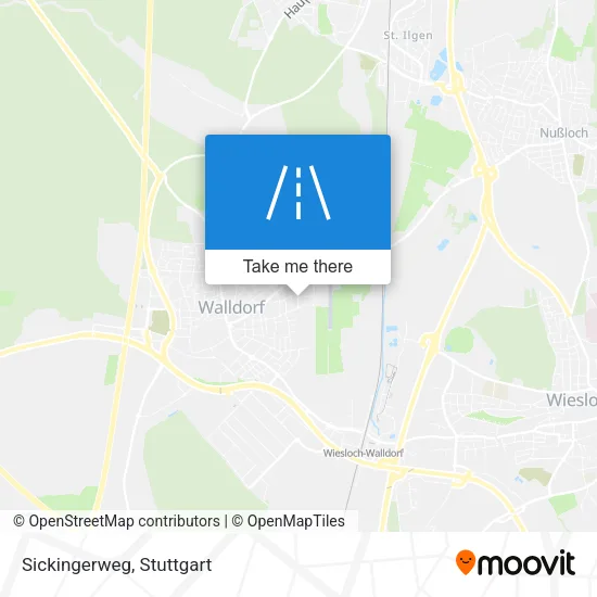 Карта Sickingerweg