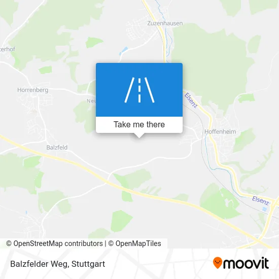 Карта Balzfelder Weg