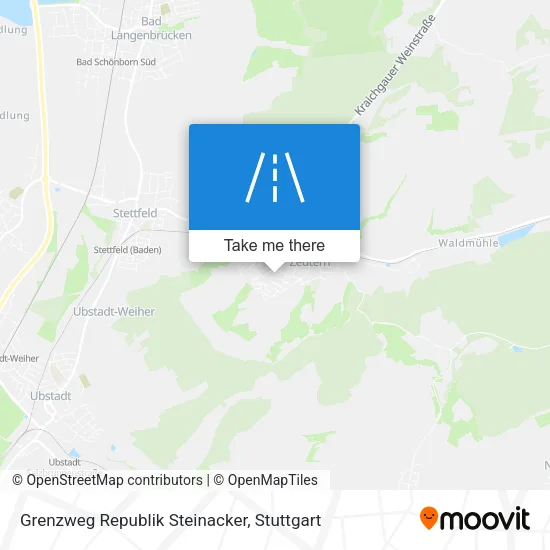 Карта Grenzweg Republik Steinacker