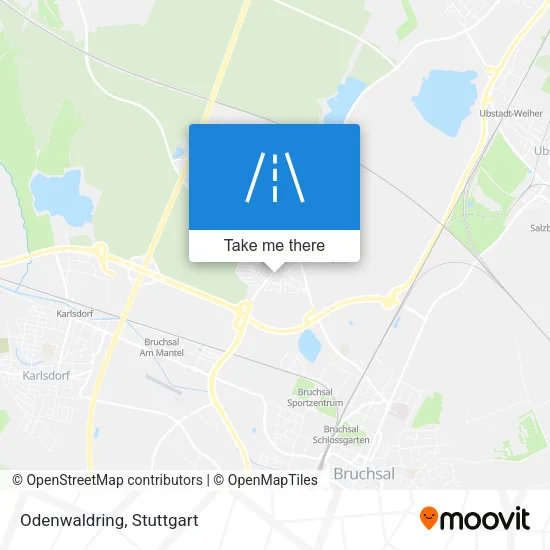 Odenwaldring map