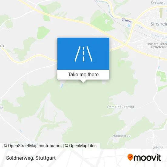 Карта Söldnerweg