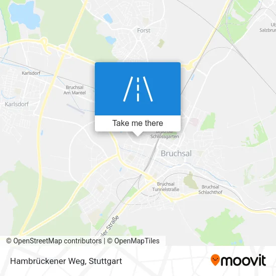 Карта Hambrückener Weg
