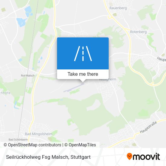 Seilrückholweg Fsg Malsch map