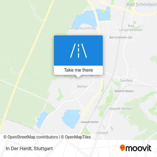 Карта In Der Hardt