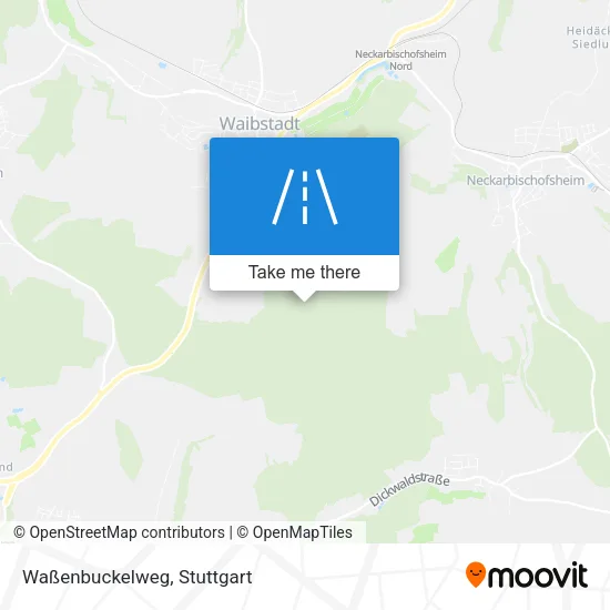 Карта Waßenbuckelweg