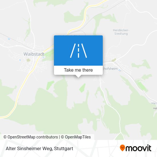 Alter Sinsheimer Weg map