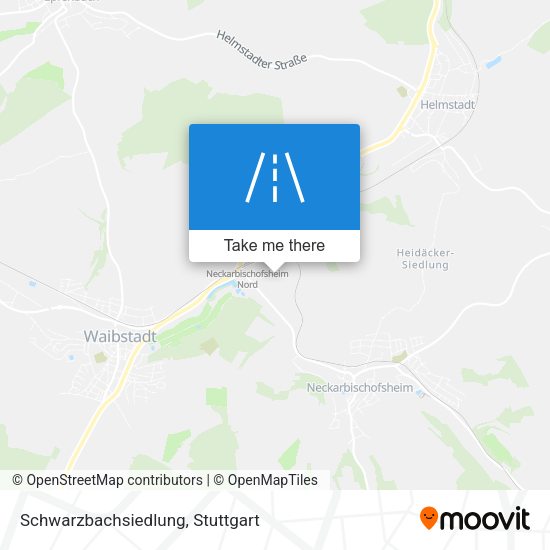 Карта Schwarzbachsiedlung