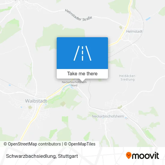 Карта Schwarzbachsiedlung