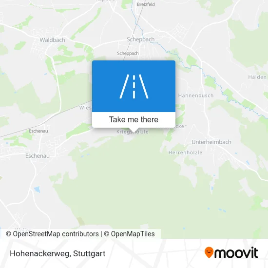 Карта Hohenackerweg