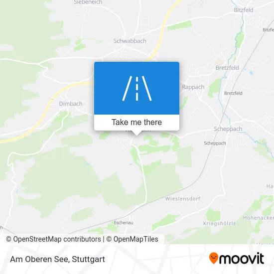 Карта Am Oberen See