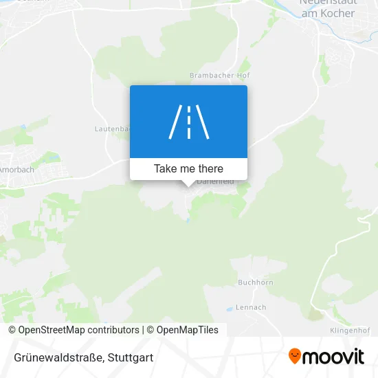 Карта Grünewaldstraße
