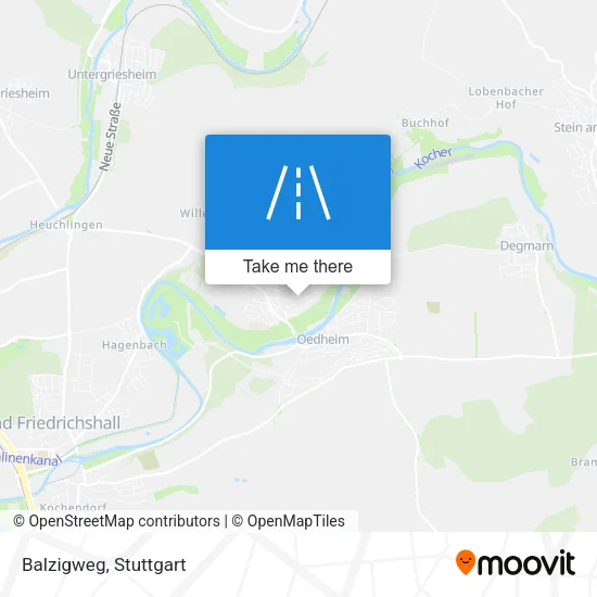 Карта Balzigweg
