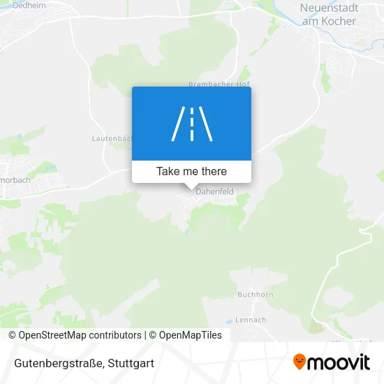 Gutenbergstraße map