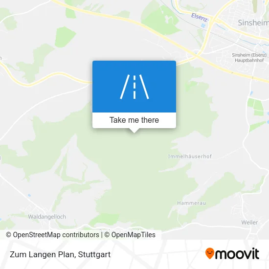 Карта Zum Langen Plan