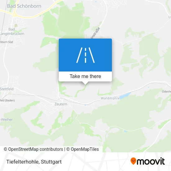 Карта Tiefelterhohle