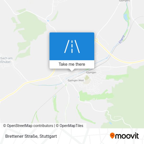 Brettener Straße map