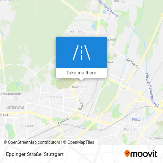 Eppinger Straße map