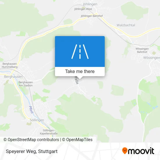 Карта Speyerer Weg